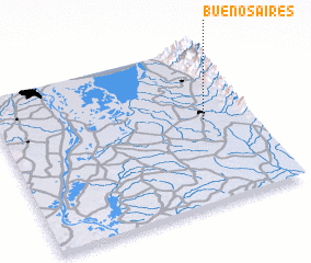 3d view of Buenos Aires