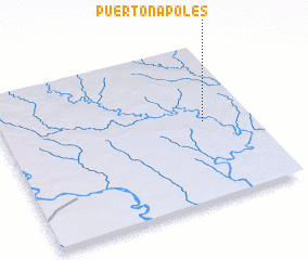 3d view of Puerto Nápoles