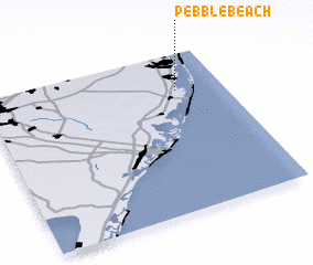 3d view of Pebble Beach