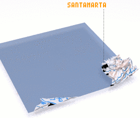 3d view of Santa Marta