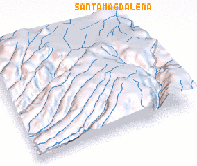 3d view of Santa Magdalena