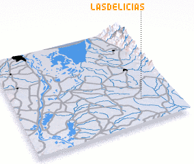 3d view of Las Delicias