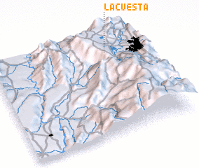 3d view of La Cuesta