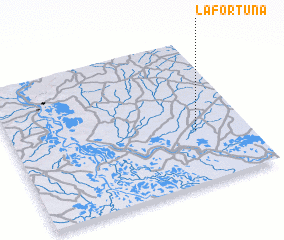 3d view of La Fortuna