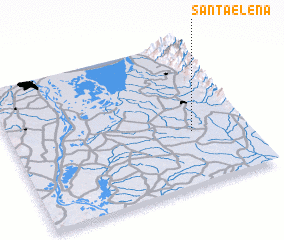 3d view of Santa Elena