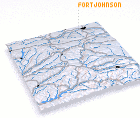 3d view of Fort Johnson