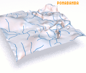 3d view of Pomabamba