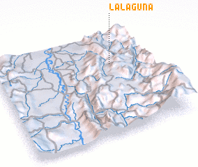 3d view of La Laguna