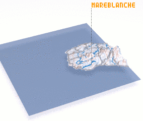 3d view of Mare Blanche