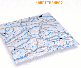 3d view of Mount Tremper