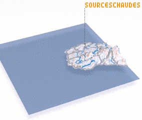 3d view of Sources Chaudes