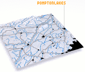 3d view of Pompton Lakes