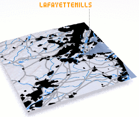 3d view of Lafayette Mills