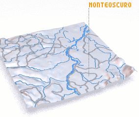 3d view of Monte Oscuro