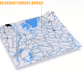 3d view of San Sebastián del Bongo