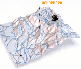 3d view of La Chorrera