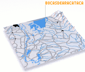 3d view of Bocas de Aracataca