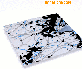 3d view of Woodland Park