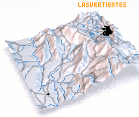 3d view of Las Vertientes