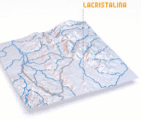 3d view of La Cristalina