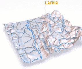 3d view of La Fría