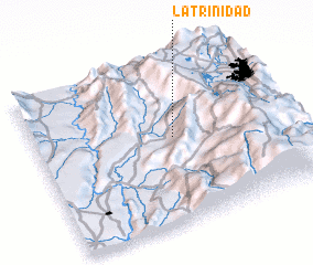 3d view of La Trinidad