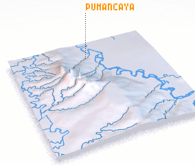 3d view of Pumancaya