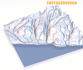 3d view of Santa Genoveva