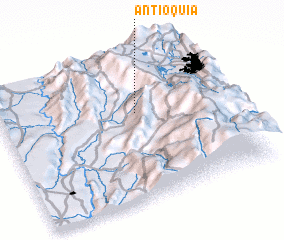 3d view of Antioquia