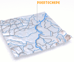 3d view of Puerto Chepe