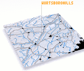 3d view of Wurtsboro Hills