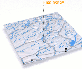 3d view of Higgins Bay