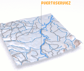 3d view of Puerto Serviez