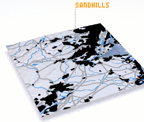 3d view of Sand Hills