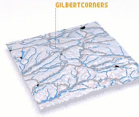 3d view of Gilbert Corners