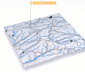 3d view of Cook Corners