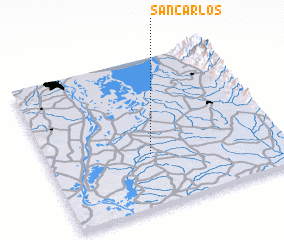 3d view of San Carlos