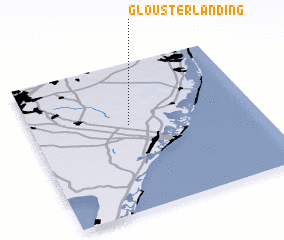 3d view of Glouster Landing