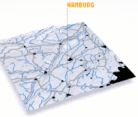 3d view of Hamburg