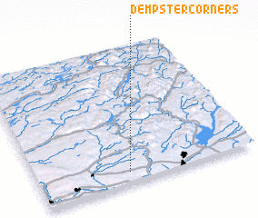 3d view of Dempster Corners