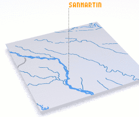 3d view of San Martín