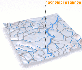 3d view of Caserío Platanera