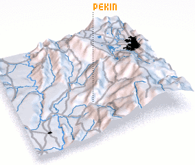 3d view of Pekin