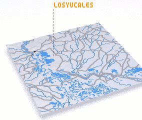 3d view of Los Yucales