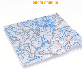 3d view of Pueblo Nuevo