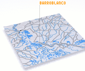 3d view of Barro Blanco