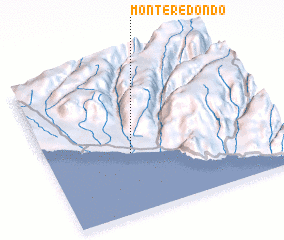 3d view of Monte Redondo