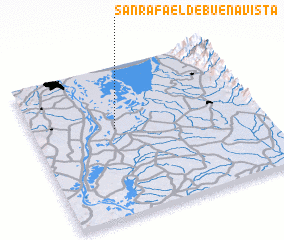 3d view of San Rafael de Buenavista