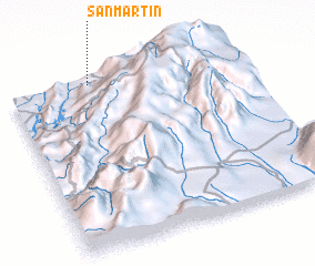 3d view of San Martín