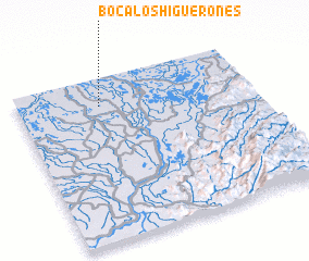 3d view of Boca los Higuerones